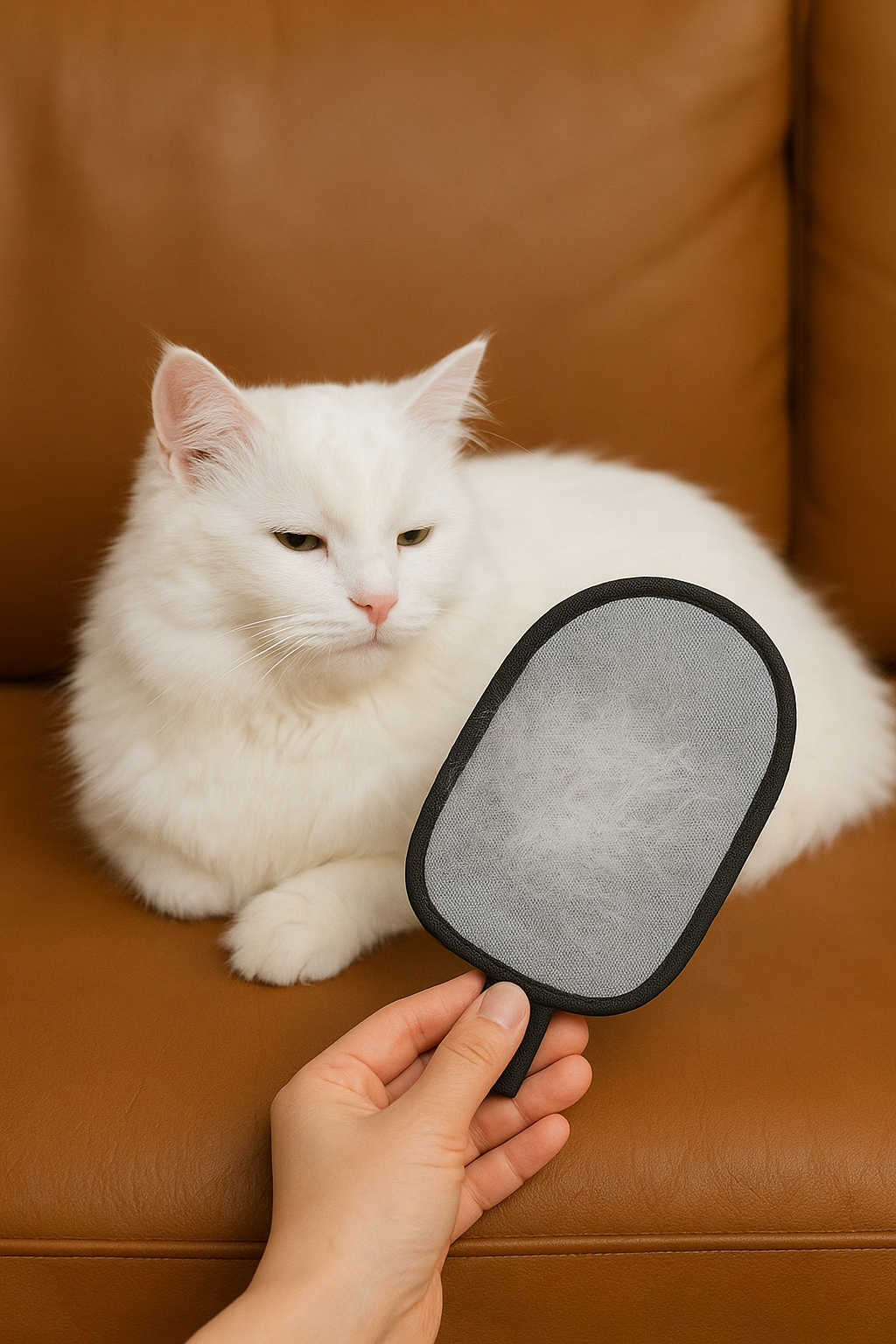Pet-fur/hair removal glove